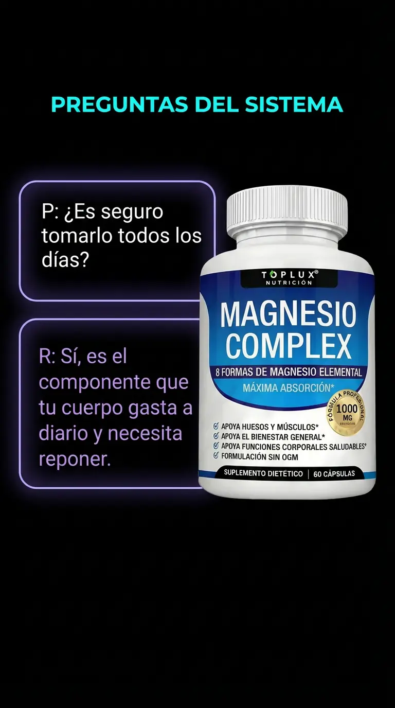 Magnesio Complex 8 Elementos